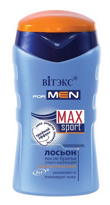 Витэкс For Men Max Sport Лосьон после бритья для всех типов кожи, 150 мл