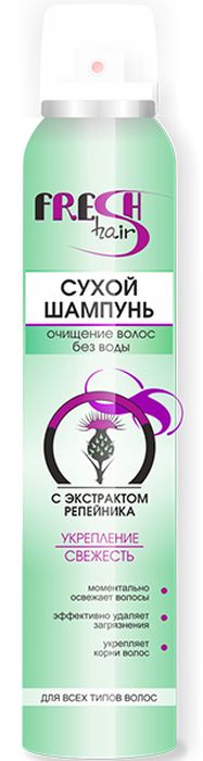 Витэкс Fresh Hair Сухой шампунь с экстрактом Репейника, 200 мл