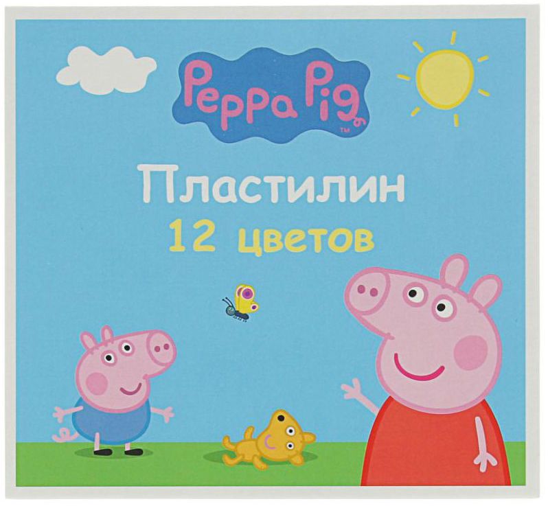 Peppa Pig Пластилин Умница 12 цветов2311048 Peppa Pig Пластилин Умница 12 цветов2311048Яркий и легко размягчающийся пластилин поможет вашему малышу создать множество интересных поделок, а любимые герои мультфильма вдохновят его на новые творческие идеи. Лепить из этого пластилина легко и приятно: он обладает отличными пластичными свойствами, не липнет к рукам, не имеет запаха, его цвета легко смешиваются друг с другом. Создавайте новые цвета и оттенки, фантазируйте, экспериментируйте - это увлекательно и полезно: лепка активно тренирует у ребенка мелкую моторику и умение работать пальчиками, развивает тактильное восприятие формы, веса и фактуры, совершенствует воображение и пространственное мышление. В комплекте 12 цветов. Состав: парафин, петролатум, мел, каолин, красители.