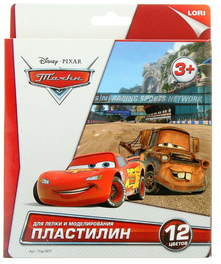 Disney Пластилин Тачки 12 цветов867567 Disney Пластилин Тачки 12 цветов867567Набор цветного пластилина Disney Тачки предназначен для лепки и развития творческих способностей ребенка. В набор входят 12 брусочков пластилина разных цветов. Цветовая палитра содержит яркие насыщенные цвета, которые хорошо смешиваются между собой. Пластилин сохраняет свою форму, не застывает на воздухе. Производится на основе безопасных компонентов. В комплект входит пластиковый стек.