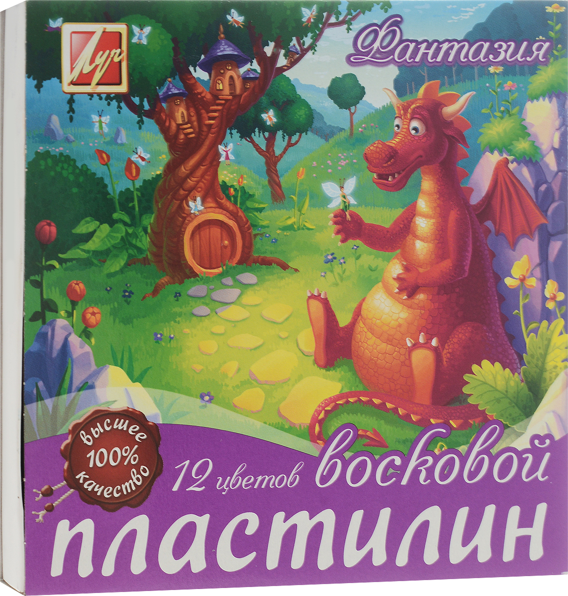 Луч Пластилин восковой Фантазия Дракон 12 цветов25С 1523-08_дракон Луч Пластилин восковой Фантазия Дракон 12 цветов25С 1523-08_драконВосковой пластилин Луч Фантазия. Дракон предназначен для лепки и моделирования. Пластилин очень мягкий и эластичный, не прилипает к рукам, легко формуется и идеально держит форму.Пластилин прекрасно подходит для работы в технике пластилиновая живопись.