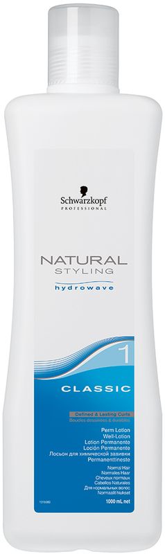 Natural Styling Лосьон Классик 1, 1000 мл1969343 Natural Styling Лосьон Классик 1, 1000 мл1969343Лосьон Классик 1 для нормальных и слегка пористых волос. Содержит комбинацию увлажняющей технологии Hydrowave и Гидролизованный Кератин, которые гарантируют, что при использовании Natural Styling Classic вы получите превосходный результат химической завивки, стойкие локоны и волны, мягкость на ощупь, которая длится до 12 недель.