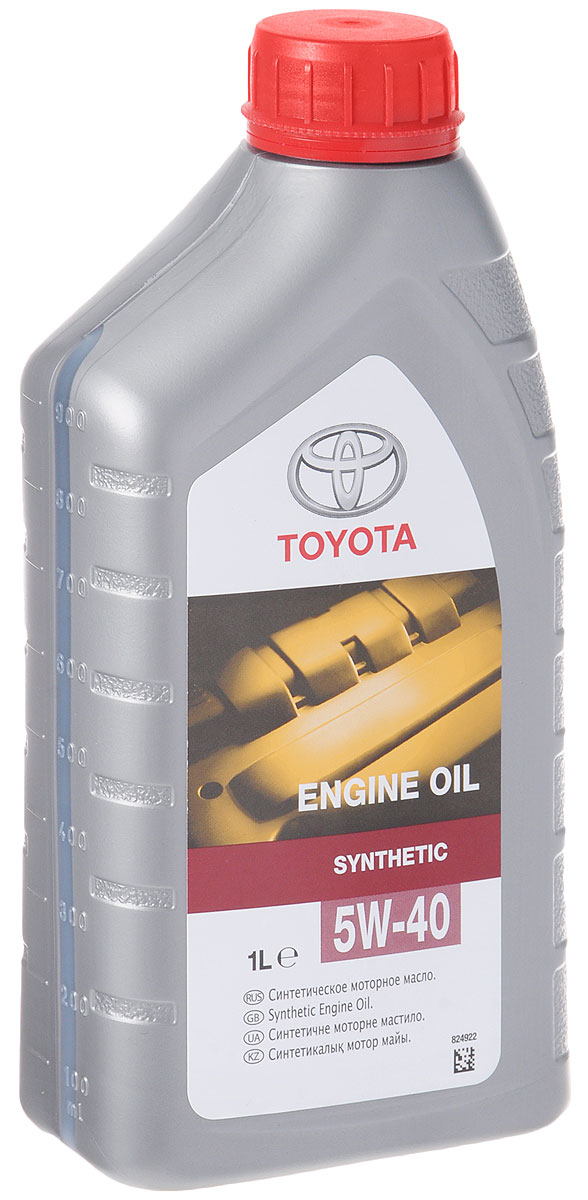 Моторное масло Toyota, синтетическое, 5W-40, 1 л08880-80376GO Моторное масло Toyota, синтетическое, 5W-40, 1 л08880-80376GOМоторное масло Toyota отвечает самым жестким требованиям, предъявляемым к маслам последнего поколения. Показывает стабильность вязкостных и смазывающих свойств, имеет постоянство эксплуатационных характеристик в различных условиях работы, обладает отличной текучестью при низких температурах. Масло обеспечивает значительную экономию топлива благодаря добавлению полиальфаолефинов и специального комплекса присадок.Допуски:ACEA A3/B3, A3/B4API SN/SM