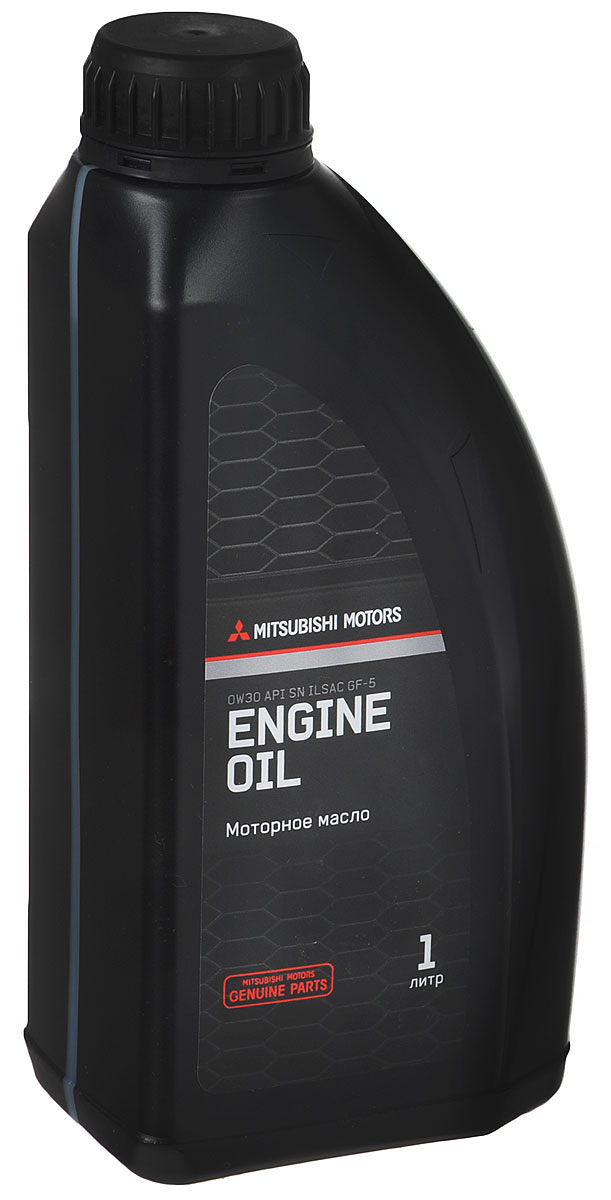 Моторное масло Mitsubishi API SM, ILSAC GF-4, синтетическое, класс вязкости 0w30, 1 лMZ320753 Моторное масло Mitsubishi API SM, ILSAC GF-4, синтетическое, класс вязкости 0w30, 1 лMZ320753Высококачественное энергосберегающее синтетическое моторное масло, обладает высокими противоизносными свойствами. Благодаря изначальной малой вязкости, обеспечивает следующие преимущества: увеличение КПД двигателя и экономия топлива - в отличие от традиционных моторных масел, обладающих высокой вязкостью, маловязкое масло Mitsubishi Motors не отнимает у двигателя много энергии (а соответственно – топлива) на его прокачку по масляной системе. Превосходный «холодный пуск» - благодаря использованию современных синтетических базовых компонентов и высокоэффективных присадок, маловязкое масло сохраняет хорошую текучесть при низких температурах, что гарантирует отсутствие проблем с пуском двигателя даже в самую холодную зиму. Великолепная защита двигателя – маловязкое масло быстро циркулирует по масляной системе ДВС, эффективно смазывая, очищая и отводя излишнее тепло из всех, даже самых труднодоступных частей двигателя. Уникальные пакеты современных присадок обеспечивают непревзойдённую защиту всех трущихся поверхностей, образуя прочные масляные плёнки на трущихся поверхностях. Рекомендуется для использования в бензиновых двигателях следующих моделей автомобилей Mitsubishi: Pajero IV, Pajero Sport, ASX, Outlander, Lancer, Colt и Grandis.
