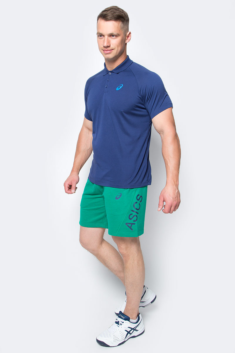 Поло мужское Asics M Club Polo, цвет: синий. 141160-8052. Размер M (48/50)141160-8052 Поло мужское Asics M Club Polo, цвет: синий. 141160-8052. Размер M (48/50)141160-8052Поло Club Polo от Asics изготовлено из вискозы с добавлением полиэстера. Модель классической формы с короткими стандартными рукавами и отложным воротником. Спереди застегивается на пуговицы. Технология Motion Dry позволяет выводить влагу, оставляя тело сухим и сохраняя его оптимальный температурный режим.