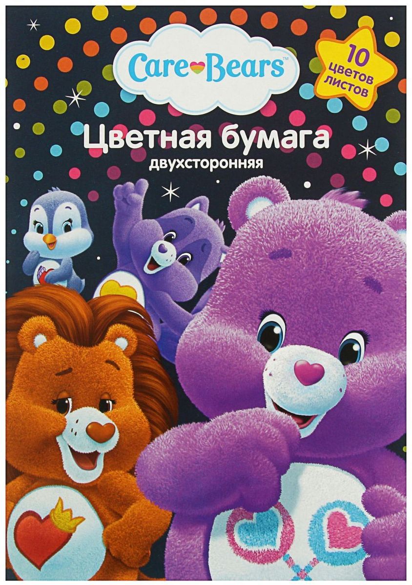 Росмэн Бумага цветная двухсторонняя Care Bears 10 листов 10 цветов2304322 Росмэн Бумага цветная двухсторонняя Care Bears 10 листов 10 цветов2304322Изделия данной категории необходимы любому человеку независимо от рода его деятельности. У нас представлен широкий ассортимент товаров для учеников, студентов, офисных сотрудников и руководителей, а также товары для творчества.