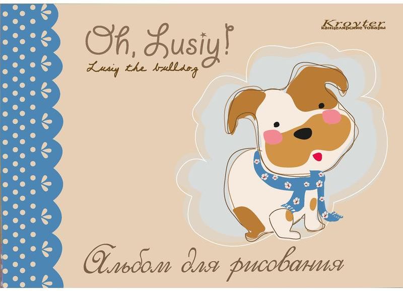 Kroyter Альбом для рисования Ох Люси 30 листов02069/290662 Kroyter Альбом для рисования Ох Люси 30 листов02069/290662Альбом для рисования Kroyter Ох, Люси формата А5 с изображением собачки на картонной обложке. Состоит из 30 листов офсетной бумаги плотностью 100 г/кв.м. Тип крепления листов — склейка. Благодаря компактным размерам и небольшому весу удобен для детей. Подходит для работы карандашами, тушью, мелками, ручками. Использовать водорастворимые, масляные краски и фломастеры не рекомендуется.