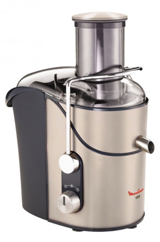 Moulinex JU655H30 соковыжималкаJU655H30 Moulinex JU655H30 соковыжималкаJU655H30Благодаря соковыжималке Moulinex JU655H30 вы можете готовить вкусные свежие фруктовые соки каждое утро. Противокапельная система и кувшин объемом 1,25 л с пеноотделителем позволяют выжимать любые фруктовые или овощные соки. Со сборником мякоти объемом 3 л можно готовить соки когда угодно и так, как вам больше нравится. Два скоростных режима гарантируют оптимальный результат с любыми фруктами и овощами. Простой дизайн и эргономичные ручки позволяют с комфортом готовить вкусные соки.Ширина загрузочного отверстия: 85 мм