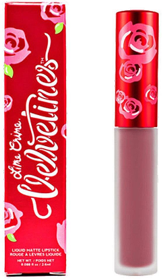 Lime Crime Помада для губ матовая Velvetines Sasha, 2,6 млL001-53-0000 Lime Crime Помада для губ матовая Velvetines Sasha, 2,6 млL001-53-0000Помада имеет невероятную стойкость – она плотно держится на губах с момента нанесения до момента снятия макияжа, абсолютно не размазывается и не стирается ни при каких условиях, даже при контакте с водой, поцелуях или приеме пищи. Смывается помада только специальными средствами для снятия макияжа.