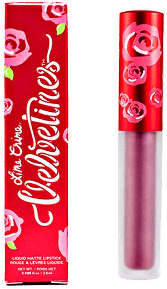 Lime Crime Помада для губ матовая Velvetines Vibe, 2,6 млL001-55-0000 Lime Crime Помада для губ матовая Velvetines Vibe, 2,6 млL001-55-0000Помада имеет невероятную стойкость – она плотно держится на губах с момента нанесения до момента снятия макияжа, абсолютно не размазывается и не стирается ни при каких условиях, даже при контакте с водой, поцелуях или приеме пищи. Смывается помада только специальными средствами для снятия макияжа.