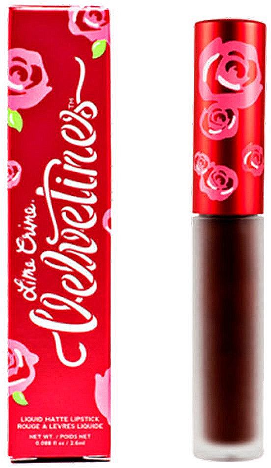 Lime Crime Помада для губ матовая Velvetines Salem, 2,6 млL001-04-0000 Lime Crime Помада для губ матовая Velvetines Salem, 2,6 млL001-04-0000Помада имеет невероятную стойкость – она плотно держится на губах с момента нанесения до момента снятия макияжа, абсолютно не размазывается и не стирается ни при каких условиях, даже при контакте с водой, поцелуях или приеме пищи. Смывается помада только специальными средствами для снятия макияжа.