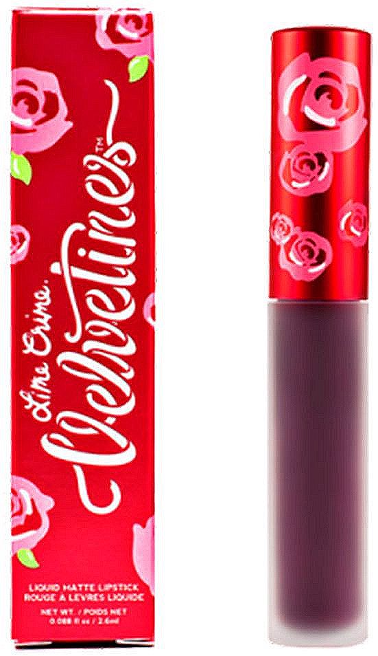Lime Crime Помада для губ матовая Velvetines Jinx, 2,6 млL001-16-0000 Lime Crime Помада для губ матовая Velvetines Jinx, 2,6 млL001-16-0000Помада имеет невероятную стойкость – она плотно держится на губах с момента нанесения до момента снятия макияжа, абсолютно не размазывается и не стирается ни при каких условиях, даже при контакте с водой, поцелуях или приеме пищи. Смывается помада только специальными средствами для снятия макияжа.