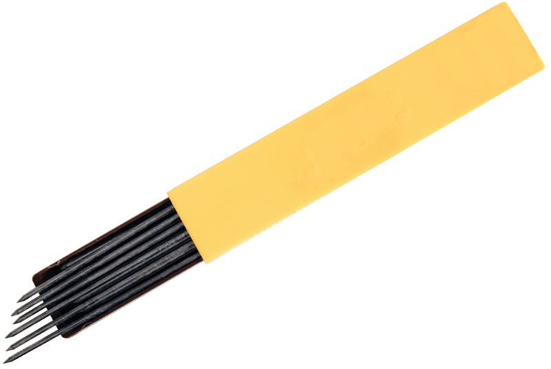 Koh-I-Noor Грифель для цанговых карандашей 2 мм 12 шт41900HB013PK Koh-I-Noor Грифель для цанговых карандашей 2 мм 12 шт41900HB013PKЗапасные грифели для цанговых карандашей Koh-I-Noor подходят как для чертежных, так и для оформительских работ. Возможно использовать с любым механическим карандашом. Диаметр грифеля 2 мм, твердость НB.