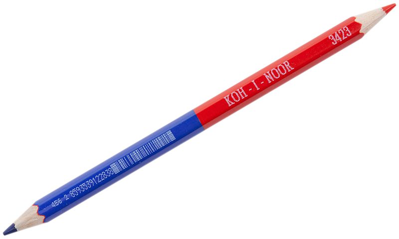 Koh-I-Noor Карандаш двухсторонний цвет красный синий34230EG006KS Koh-I-Noor Карандаш двухсторонний цвет красный синий34230EG006KSДвухцветный карандаш Koh-I-Noor отлично подойдет для оформительских работ, когда необходимо сочетать несколько цветов.