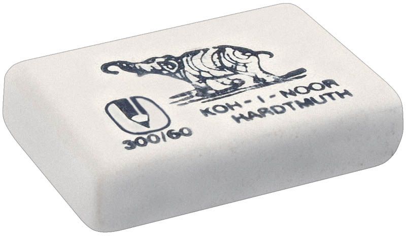 Koh-I-Noor Ластик Elephant 300/600300060024KDRU Koh-I-Noor Ластик Elephant 300/600300060024KDRUЗнаменитый ластик Koh-I-Noor Elephant со слоном. Мягкий ластик для чернографитных карандашей и чернил. Не повреждает бумагу, обеспечивает чистое и аккуратное стирание. Идеально стирает следы мягких, средних и твердых карандашей на любой поверхности. Изготовлен из натурального каучука.
