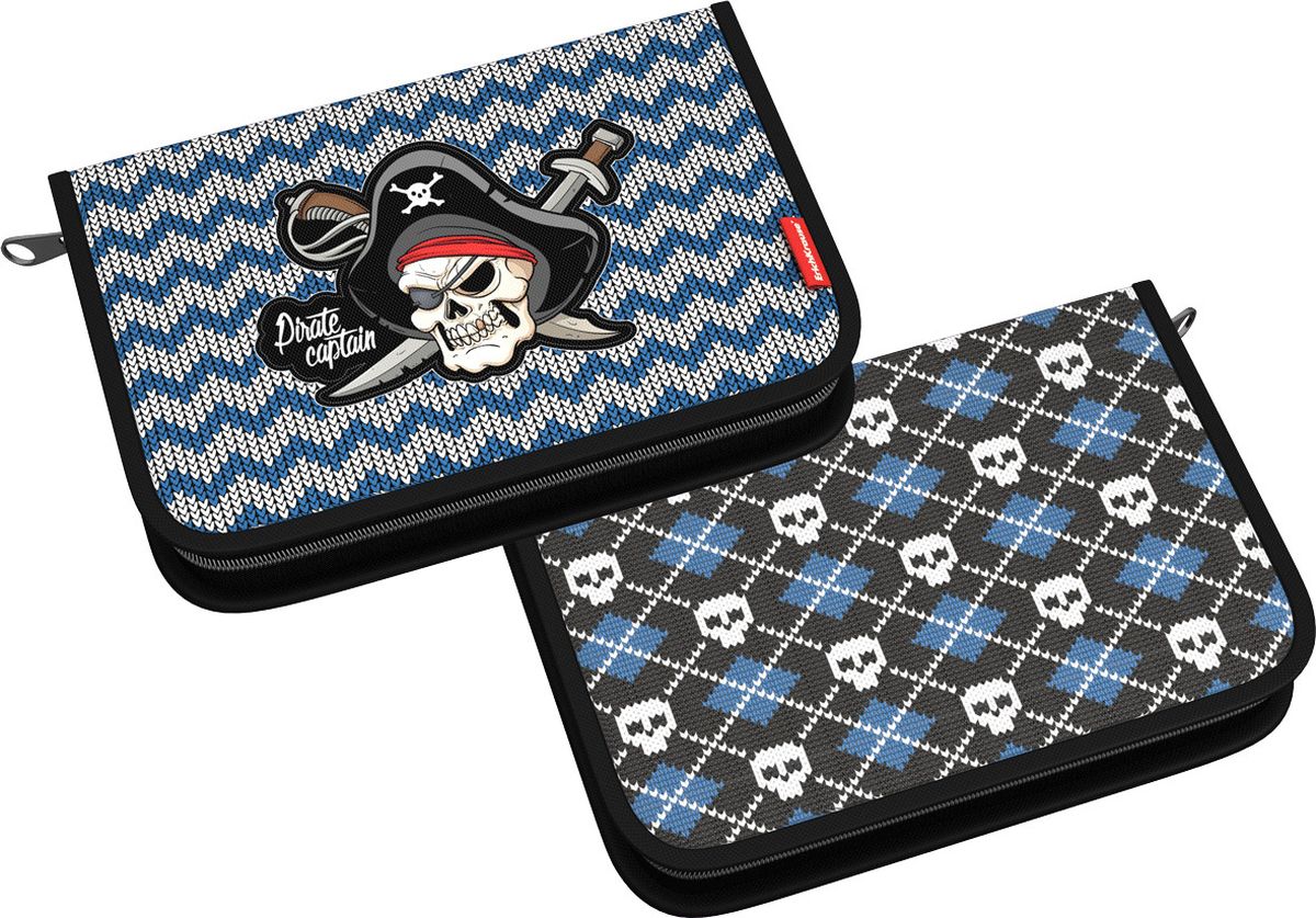 Erich Krause Пенал Pirates42405 Erich Krause Пенал Pirates42405Пенал школьный с одним отделением и дополнительной створкой. Без наполнителя. Размер 135 x 205 x 33 мм. Выполнен из водонепроницаемого материала. Есть отделения для пишущих принадлежностей, ластика, точилки и линейки.