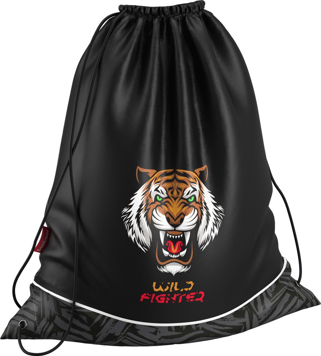Erich Krause Сумка для сменной обуви Wild Tiger42437 Erich Krause Сумка для сменной обуви Wild Tiger42437Сумка для обуви Erich Krause Wild Tiger идеально подойдет как для хранения, так и для переноски сменной обуви и одежды.Сумка затягивается шнурком. Изготовлена сумка из водонепроницаемого материала. Яркий оригинальный принт обязательно привлечет внимание школьников.Сумка для детской обуви Erich Krause предназначена для мальчиков.