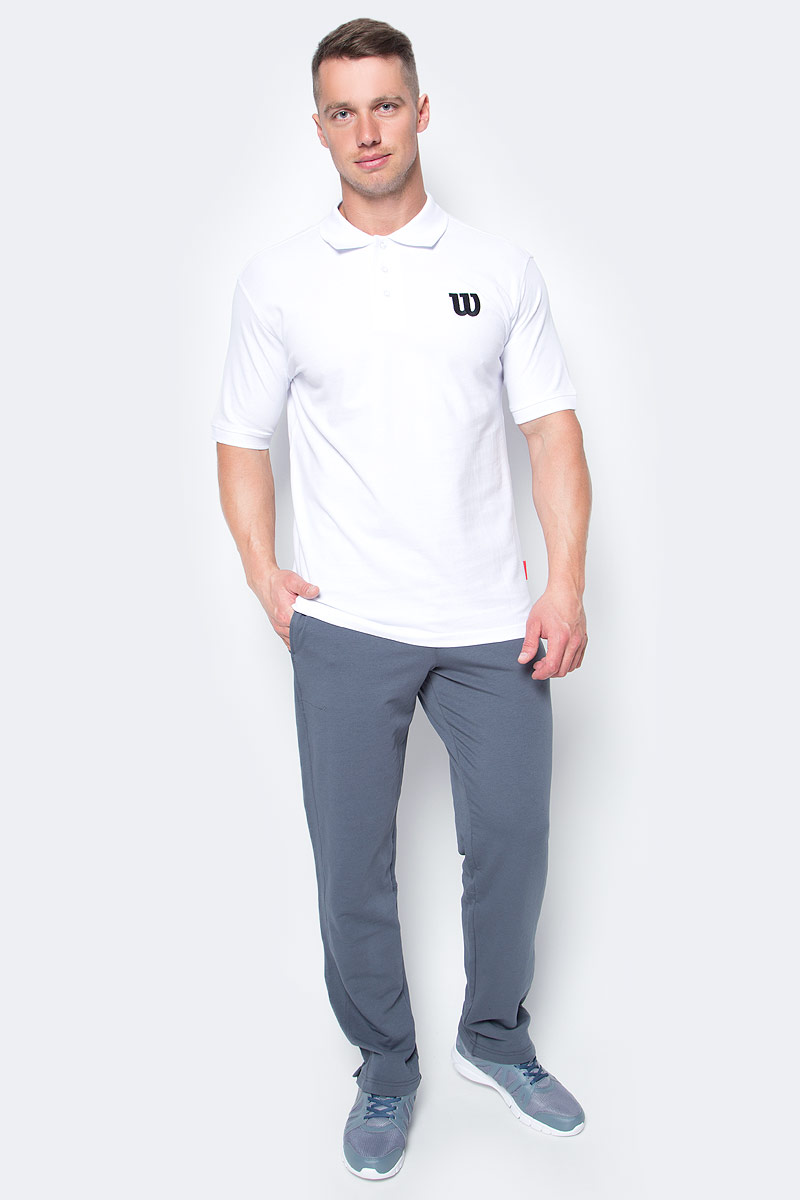 Поло для тенниса мужское Wilson Core Cotton W Polo, цвет: белый. WRA720607. Размер XXL (58)WRA720607 Поло для тенниса мужское Wilson Core Cotton W Polo, цвет: белый. WRA720607. Размер XXL (58)WRA720607Классическое теннисное поло Wilson на трех пуговицах выполнено из натурального хлопка. Модель с короткими рукавами и отложным воротником.