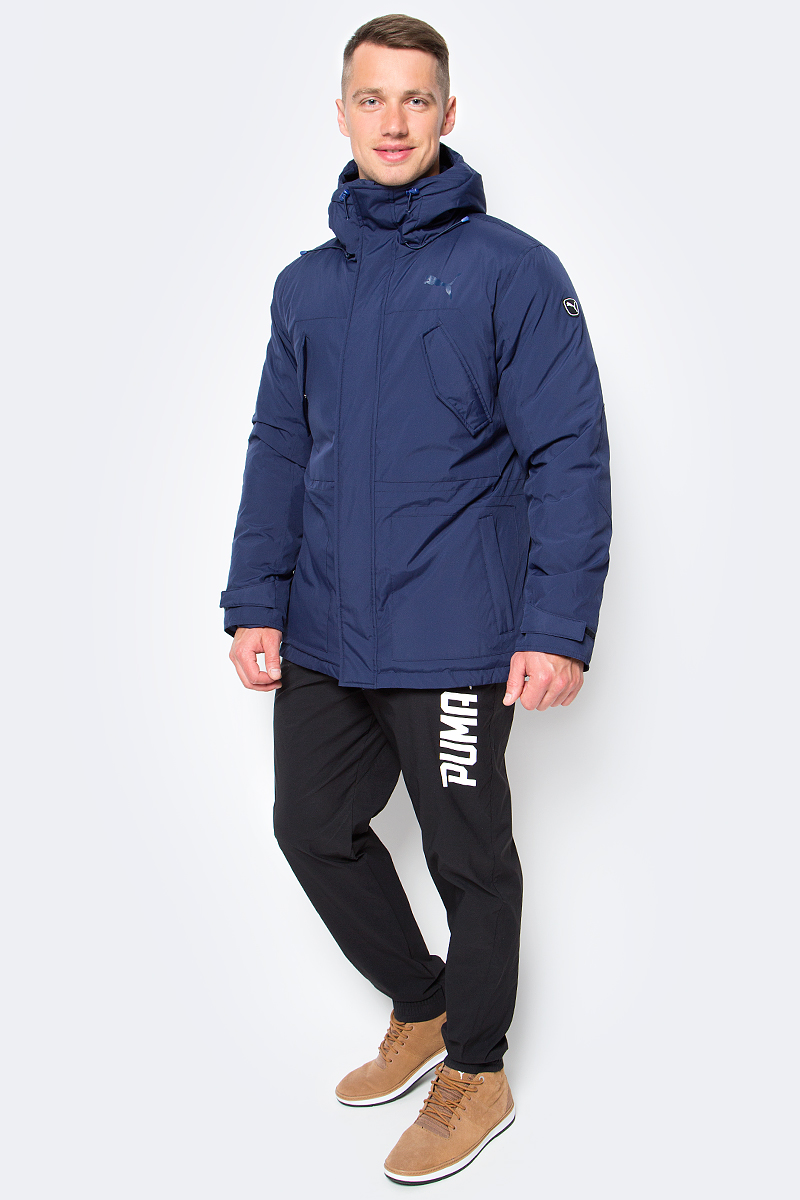 Куртка мужская Puma Style Hd Mid Down Jacket, цвет: синий. 83866006. Размер L (48/50)