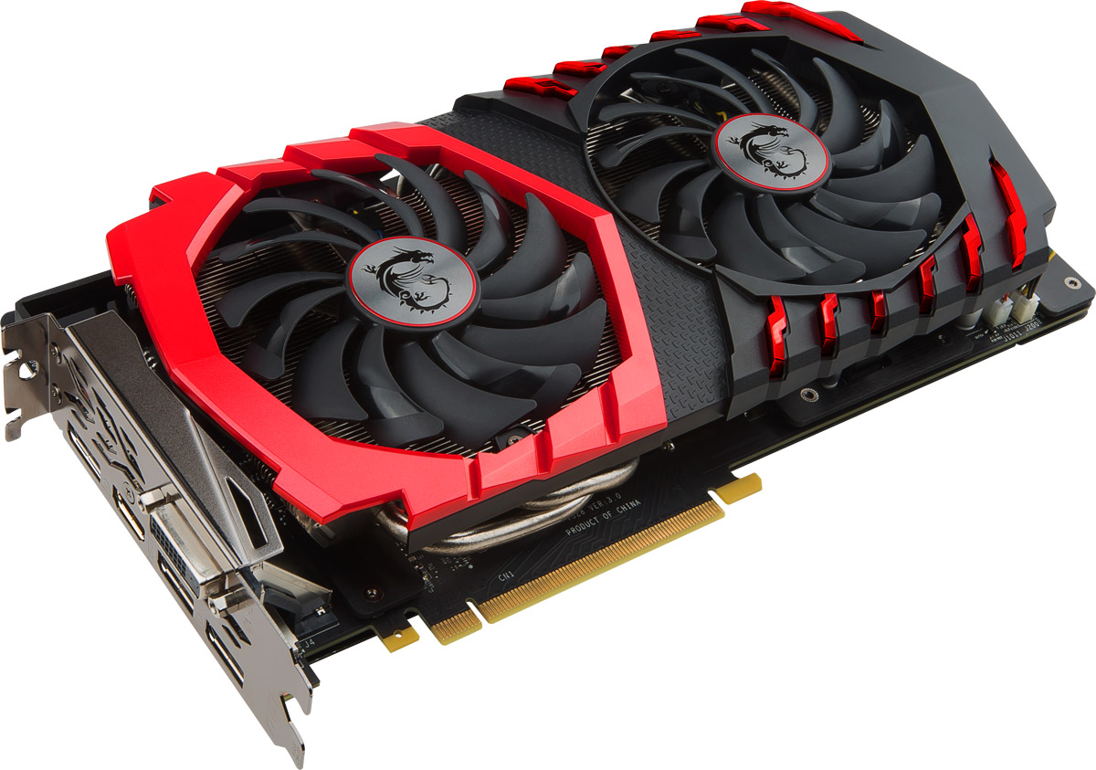 MSI GeForce GTX 1060 Gaming 6GB видеокартаGTX 1060 GAMING 6G MSI GeForce GTX 1060 Gaming 6GB видеокартаGTX 1060 GAMING 6GMSI GeForce GTX 1060 GAMING 6G главный компонент любого игрового ПК. Видеокарта MSI GeForce GTX 1060 GAMING 6G оснащена инновационными игровыми технологиями, что делает ее идеальном выбором для самых современных игр в высоком разрешении. Создана на основе архитектуры NVIDIA Pascal, самой технически продвинутой архитектуры GPU из когда-либо созданных. Она обеспечивает высочайшую производительность, которая открывает дорогу к VR-играм и другим возможностям. Как и в играх, эксклюзивная технология MSI TORX 2.0 использует командный подход, позволяя достигать новых вершин охлаждения. Вентилятор TORX 2.0 производит на 22% более мощный воздушный поток, оставаясь при этом практически бесшумным. Дисперсионные лопасти вентилятора имеют более крутой профиль, что способствует большему ускорению воздушного потока, увеличивая эффективность охлаждения. Традиционные лопасти вентилятора создают постоянный воздушный поток и направляют его на массивный радиатор охлаждения.Двухрядные подшипники обеспечивают вентиляторам MSI TORX 2.0 продолжительный срок эксплуатации, гарантируя беспроблемный гейминг. Работая под нагрузкой, вентиляторы остаются практическими бесшумными. Это позволяет видеокарте оставаться холодной даже во время самых тяжелых игровых сессий.Впервые представленная в 2008 году технология MSI ZeroFrozr не осталось незамеченной, в то время как сейчас, она уже успела стать индустриальным стандартом. Суть технологии заключается в управлении вентиляторами, которые полностью останавливаются при отсутствии нагрузки. Таким образом, вы можете полностью сосредоточиться на игре, не отвлекаясь на шум вентиляторов.Под защитным кожухом системы охлаждения видеокарты MSI GeForce GTX 1060 GAMING 6G скрывается шедевр инженерного искусства, созданный специально для того, чтобы видеокарта оставалась холодной. Каждая деталь сложного радиатора охлаждения играет существенную роль в задаче создания холодной и тихой видеокарты.Используя улучшенные аэродинамические показатели, технология Airflow Control направляет больше воздуха на тепловые трубки TWIN FROZR VI. Специальные дефлекторы на радиаторе охлаждения увеличивают площадь поверхности рассеяния, что способствует снижению температуры видеокарты.Для отвода тепла непосредственно с поверхности мощного графического процессора в видеокартах MSI GeForce GTX 1060 GAMING 6G используется массивная, никелированная, медная пластина основания. Пластина основания собирает тепло с поверхности графического процессора и передает его тепловым трубкам для последующего отвода и рассеяния.Создайте подходящую атмосферу с помощью крутых светодиодных эффектов. Каждый светодиод контролируется индивидуально при помощи выбранного эффекта анимации через приложение MSI Gaming App: от эффектов мерцания в такт музыки из игры до эффектов breathing, flashing и постоянного свечения. И, конечно, в любой момент подсветку можно выключить.Мощная видеокарта требует мощного основания. Графическая карта оснащается мощной металлической пластиной бэкплейт, что добавляет видеокарте жесткости. Черное, матовое покрытие доводит дизайн системы охлаждения TWIN FROZR VI до совершенства.