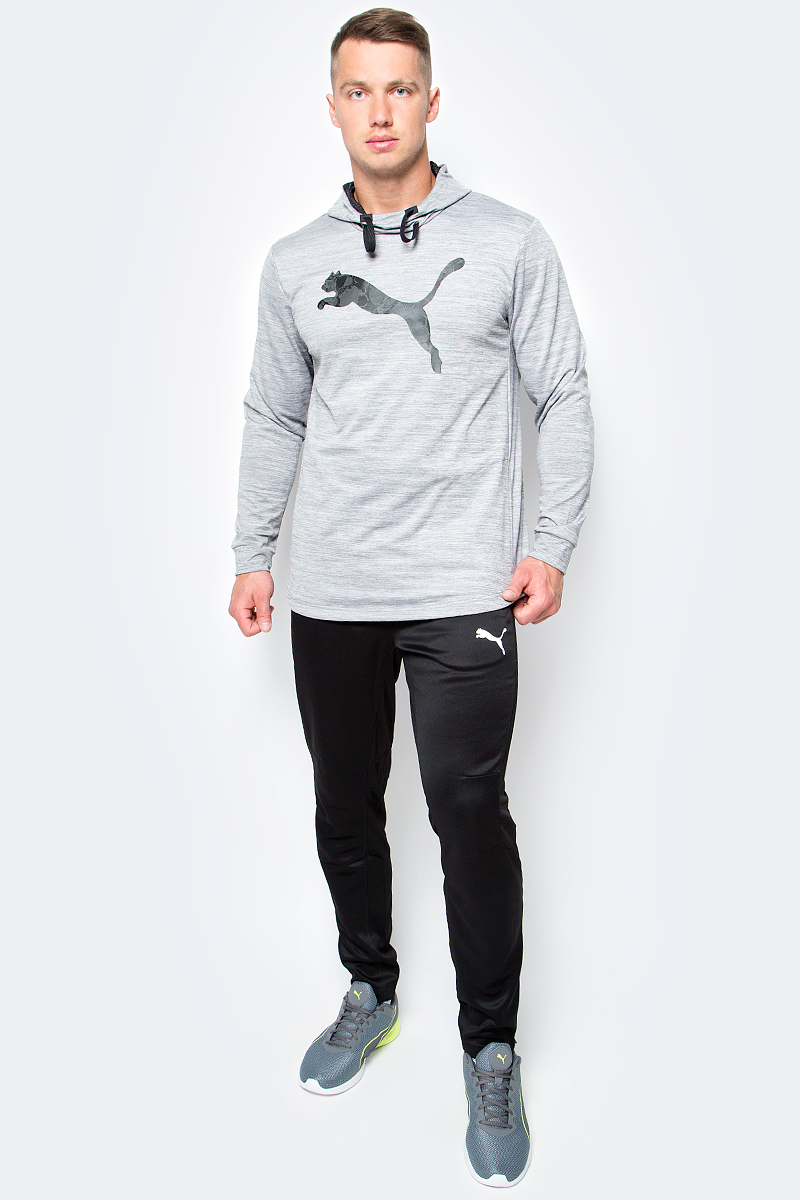 Брюки спортивные мужские Puma Training Pant, цвет: черный. 653824031. Размер XXL (52/54)653824031 Брюки спортивные мужские Puma Training Pant, цвет: черный. 653824031. Размер XXL (52/54)653824031Спортивные брюки Puma Training Pant подходят как для прогулок, так и для занятий спортом. Изготовлены с использованием высокофункциональной технологии dryCELL, которая отводит влагу, поддерживает тело сухим и гарантирует комфорт. Декорированы набивным рисунком c прорезиненными деталями. Имеются боковые карманы. Изделие имеет стандартную посадку.