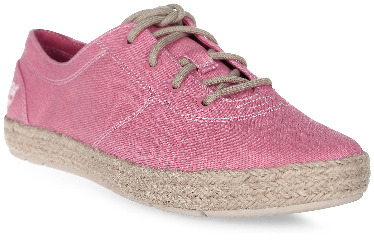 Кеды женские Timberland Casco Bay Canvas Jute Oxford, цвет: розовый. TBLA1AF6W. Размер 8 (38)TBLA1AF6W Кеды женские Timberland Casco Bay Canvas Jute Oxford, цвет: розовый. TBLA1AF6W. Размер 8 (38)TBLA1AF6WКеды женские Casco Bay Canvas Jute Oxford выполнены из прочного канваса. Модель на классической шнуровке. Подкладка и стелька с технологией Ortholite изготовлены из текстиля. Задник оформлен логотипом бренда. Резиновая подошва оснащена рифлением.