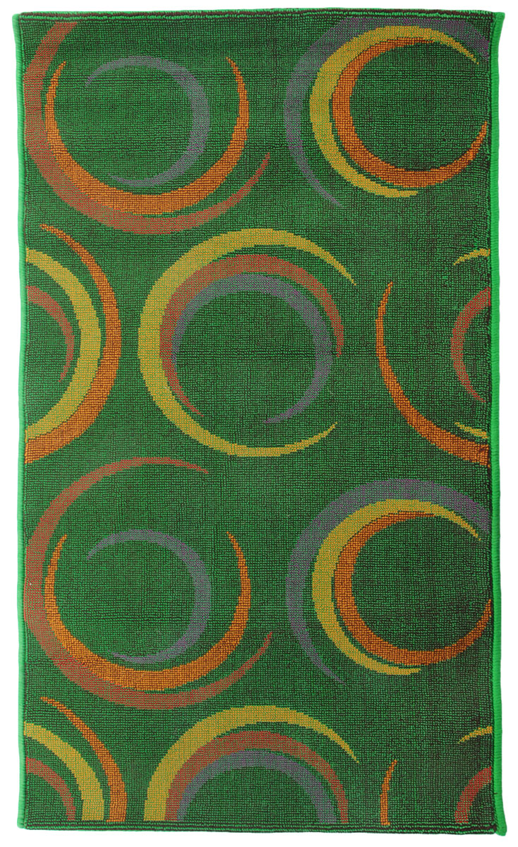 Коврик прикроватный Oriental Weavers Дaззл, цвет: зеленый, 67 х 120 см. 1503715037 Коврик прикроватный Oriental Weavers Дaззл, цвет: зеленый, 67 х 120 см. 1503715037Яркая циновка с мягким и упругим ворсом - неповторимый элемент для гостиных и детских комнат. Оригинальный ковер от известной египетской фабрики Oriental Weavers подойдет для современных и классических интерьеров.
