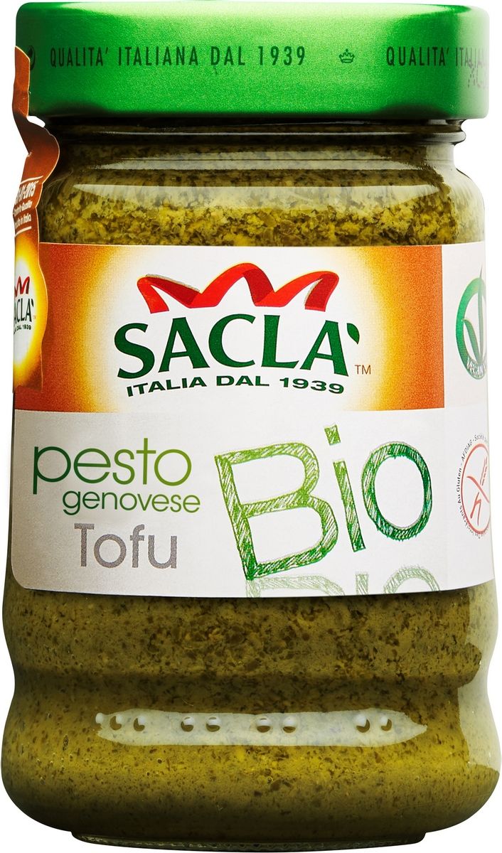 Sacla Pesto genovese Tofu Bio с тофу песто-соус по-генуэзски Био, 190 г sacla pesto genovese tofu bio с тофу песто соус по генуэзски био 190 г
