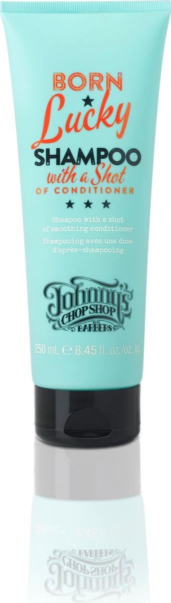 Johnnys Chop Shop Born Lucky 2 in 1 Shampoo шампунь мужской 2 в 1, 250 мл124299 Johnnys Chop Shop Born Lucky 2 in 1 Shampoo шампунь мужской 2 в 1, 250 мл124299Универсальный шампунь 2 в 1 с облегчающим расчесывание кондиционером для создания идеального внешнего вида волос. Без сучка и задоринки. Дело сделано! Шампунь глубоко очищает, позволяет бороться с непослушными волосами и дарит образцовый причёсанный внешний вид. Подходит для всех типов волос, включая вьющиеся. Содержит смесь из масла Ши (Карите), глицерина и провитамина В5 для увлажнения волос, предотвращения их повреждения и обеспечения сияния. Без парабенов.