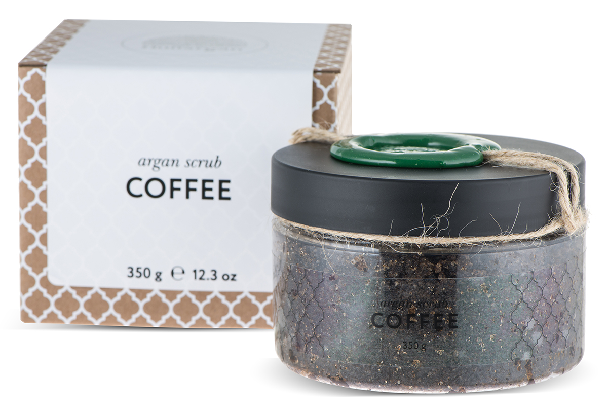 Huilargan Аргановый скраб солевой, кофейный, 350 г2000000002422 Huilargan Аргановый скраб солевой, кофейный, 350 г2000000002422100% натуральный продукт, содержащийв своем составе морскую соль и натуральный марокканский кофе. Эффективно избавляет от целлюлита, способствует расщеплению жировых отложений,придает тонус коже, оказывает тонизирующий эффект.