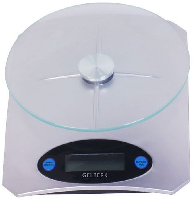 Gelberk GL-250, Gray весы кухонныеGL-250 Gelberk GL-250, Gray весы кухонныеGL-250Полностью электронная технология кухонных весов Gelberk GL-250 обеспечивает высокую точность взвешивания до 1 грамма. Особенности весов:АвтоотключениеПредел взвешивания - 5 кг.