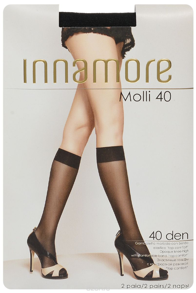 Гольфы женские Innamore Molli 40, цвет: Miele (телесный), 2 пары. 6013. Размер универсальный
