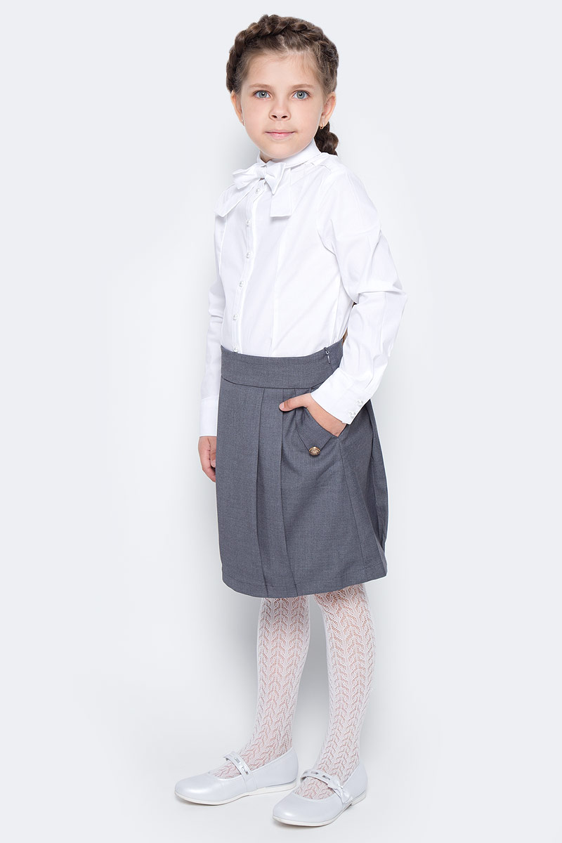 Блузка для девочки Overmoon by Acoola Liz, цвет: белый. 21200260005_200. Размер 15221200260005_200 Блузка для девочки Overmoon by Acoola Liz, цвет: белый. 21200260005_200. Размер 15221200260005_200Блузка для девочки Luhta Liz выполнена из высококачественного материала. Модель приталенного кроя с отложным воротником и длинными рукавами застегивается на пуговицы.