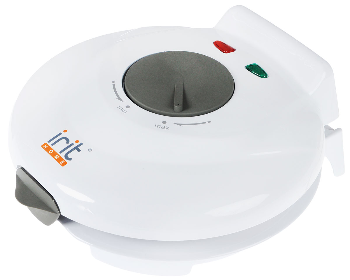 Irit IR-5120 вафельницаIR-5120 Irit IR-5120 вафельницаIR-5120Электрическая вафельница Irit IR-5120 поможет испечь тонкие вафли. Регулятор выбора температурного режима способствует равномерному прожариванию. В комплект входит конус для свёртывания вафли в рожок. Высококачественное антипригарное покрытие обеспечит комфортное использование и чистку прибора. Для отслеживания работы вафельница имеются световой индикатор питания и нагрева.
