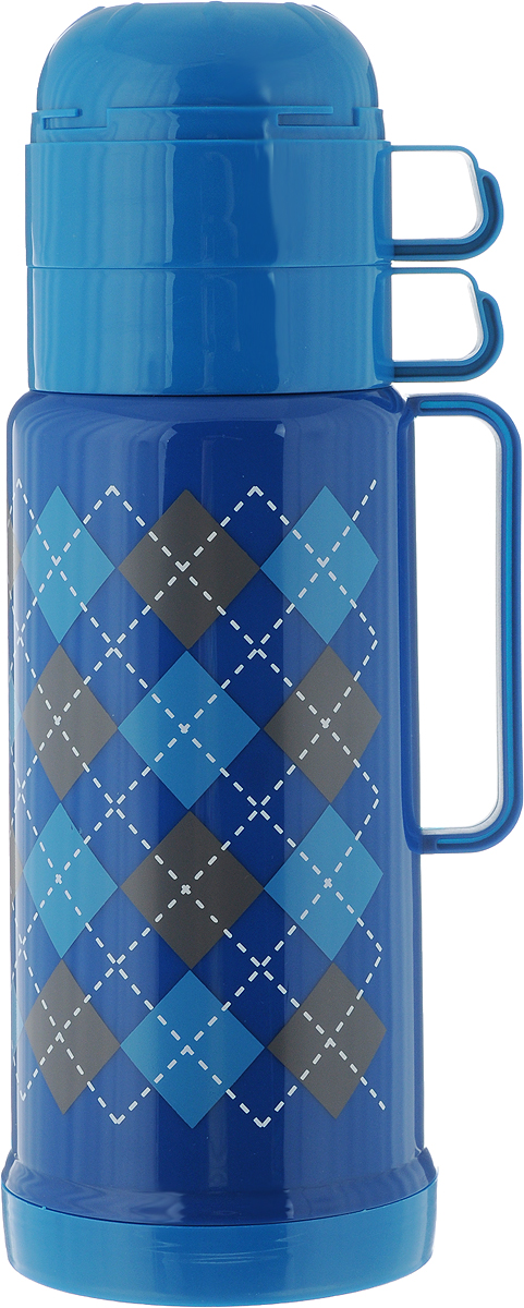 Термос Attribute Tartan, c 2 чашами, цвет: синий, голубой, 1 лAVF501_синий, голубой Термос Attribute Tartan, c 2 чашами, цвет: синий, голубой, 1 лAVF501_синий, голубойТермос Attribute Tartan выполнен из высококачественного пластика и оснащен стеклянной колбой. Его температурная характеристика ни в чем не уступает термосам со стальными колбами, но благодаря свойствам стекла этот термос может быть использован для заваривания напитков с устойчивыми ароматами. В комплекте с термосом - две одинаковые чашки. Завинчивающаяся герметичная крышка предохранит от проливаний. Этот термос станет не только надежным другом в походе, но и отличным украшением вашей кухни.Высота термоса (без учета крышки): 27 см.Диаметр основания: 11 см.Диаметр горлышка (по верхнему краю): 6 см.Диаметр чашки: 9 см.Ширина чашки (с учетом ручки): 12 см.Высота чашки: 6,5 см.