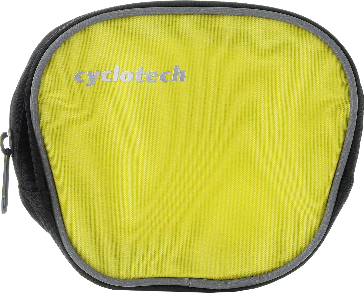 Велосумка на руль Cyclotech, цвет: желтый, черныйCYC-7Y Велосумка на руль Cyclotech, цвет: желтый, черныйCYC-7YВелосипедная сумка Cyclotech выполнена из высококачественного прочного полиэстера. В ней можно перевозить инструменты, ключи и другие небольшие личные вещи. Сумка закрепляется на руле при помощи 3 липучек. Изделие оснащено 1 отделением на застежке-молнии.