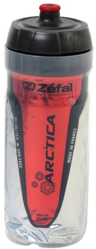 Фляга велосипедная Zefal Arctica 75, изотермическая, цвет: красный, 750 мл165D Фляга велосипедная Zefal Arctica 75, изотермическая, цвет: красный, 750 мл165DФляга Zefal Arctica 55 имеет двухслойную конструкцию с прослойкой из металлизированного полиэтилена, благодаря чему она сохраняет температуру напитка до 2,5 часов. Фляга выполнена из пищевого полипропилена, который не содержит BPA, не имеет запаха, не влияет на вкус напитка и на 100% безопасен. • Подходит ко всем флягодержателям• Максимальная температура напитка 80°C• Удерживает температуру напитка до 2,5 часов ZEFAL - старейший французский производитель велосипедных аксессуаров премиального качества, основанный в 1880 году, является номером один на французском рынке велосипедных аксессуаров.