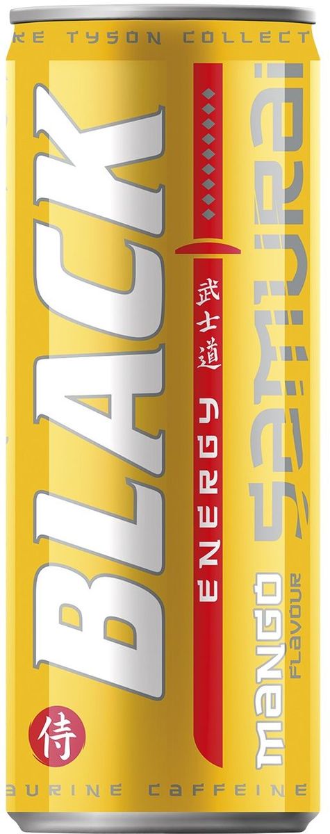 Black Energy Samurai энергетический напиток, 0,25 лTNFPMNG989 Black Energy Samurai энергетический напиток, 0,25 лTNFPMNG989Black Energy Samurai - безалкогольный газированный тонизирующий энергетический напиток с ароматом манго. Этот уникальный энергетический напиток c невероятным вкусом тропического фрукта манго обеспечит прилив энергии, наступающий словно удар катаны – мгновенно и сильно. Дикий, хищный, экзотичный - это и есть настоящий напиток самураев.
