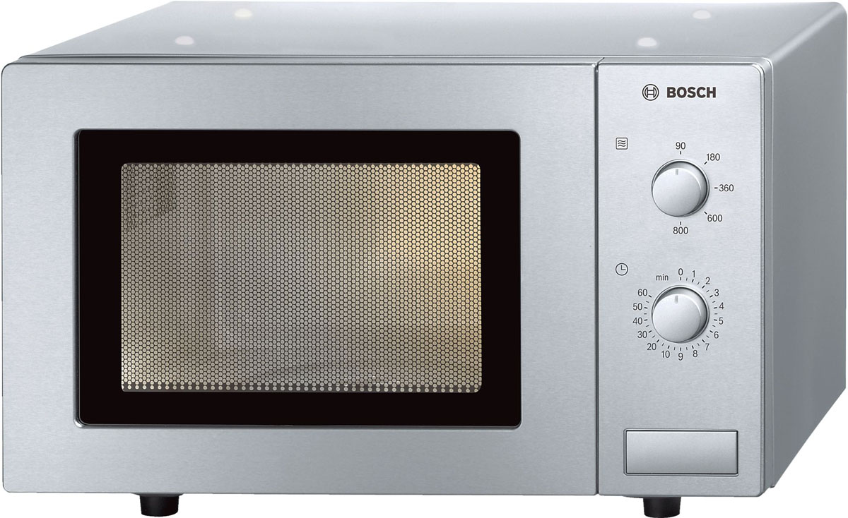 Bosch HMT 72M450R, Silver СВЧ-печьHMT72M450R Bosch HMT 72M450R, Silver СВЧ-печьHMT72M450RМикроволновая печь Bosch HMT 72M450R позволяет не только быстро разогреть и разморозить, но и приготовить блюдо. Мощность микроволн равна 800 Вт, предусмотрено 5 уровней регулировки: 800/600/360/180/90 Вт. Камера имеет средний объем - 17 литров. Диаметр поворотного стола: 245 ммТаймер до 60 минут