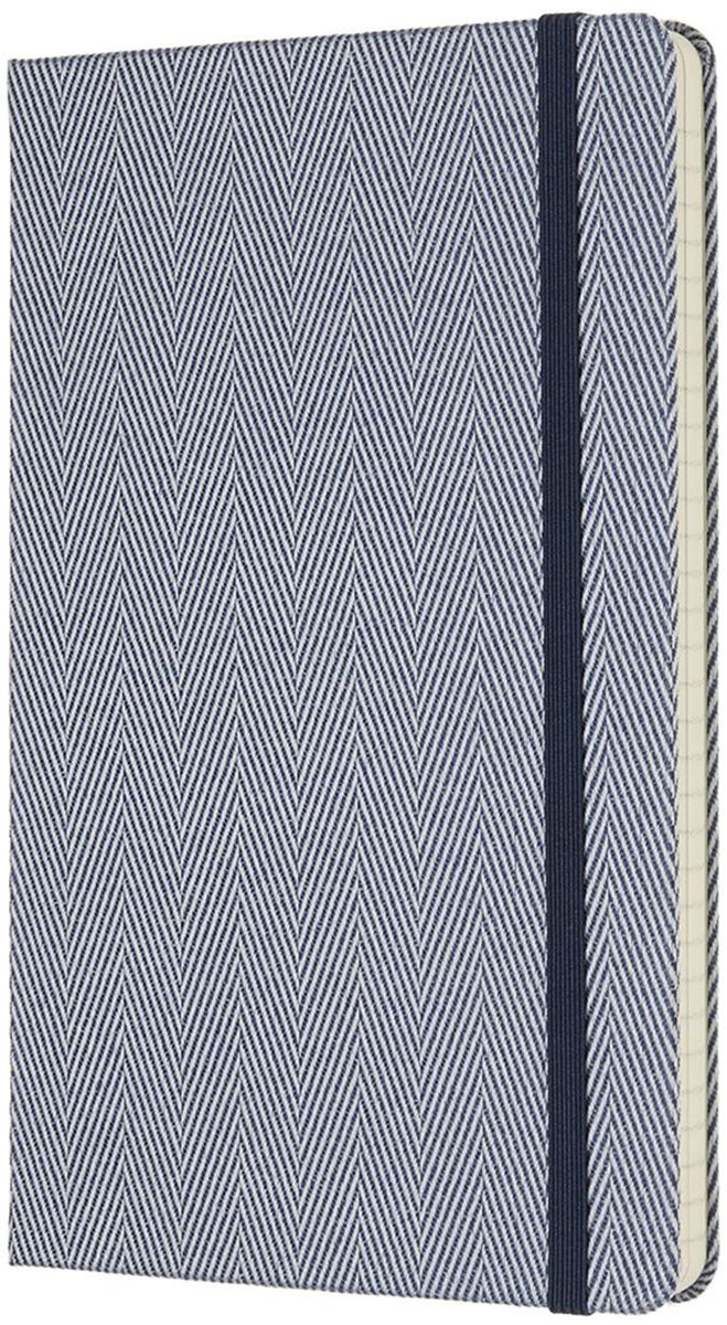 Moleskine Записная книжка Blend Large 96 листов в линейку цвет голубой430786 Moleskine Записная книжка Blend Large 96 листов в линейку цвет голубой430786Ограниченная серия Blend отличается от привычных записных книжек Moleskine. Обложка записной книжки данной серии выполнена не из привычного картона или эко-кожи, а из крепкой ткани с фактурным плетением. Внутренний блок бумаги в линейку без полей. На первой страничке для заполнения: личные данные владельца. А также неповторимые черты записной книжки: прошитый нитками переплет; практичные скругленные углы; не желтеющие со временем страницы; быстро впитывающая чернила бумага; вместительный внутренний кармашек, закладка-ляссе, эластичная застежка-резинка.