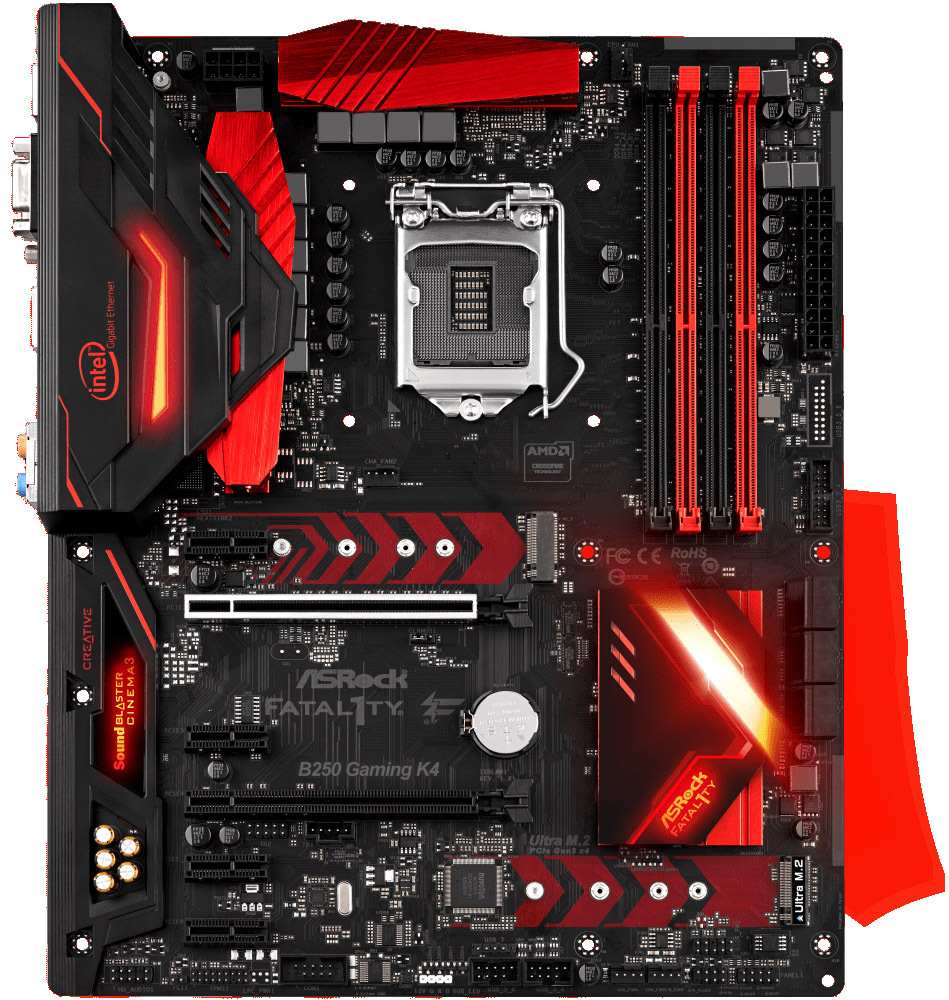 ASRock Fatal1ty B250 Gaming K4 материнская плата