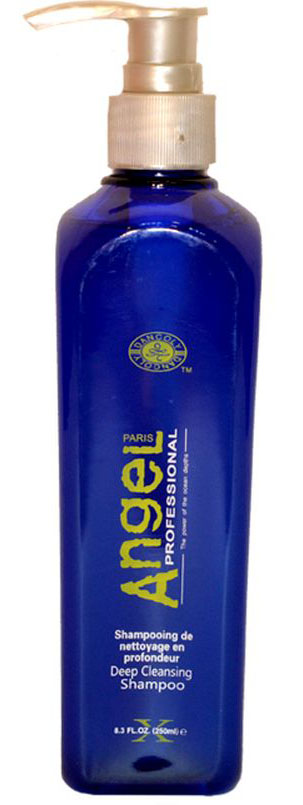 Angel professional Шампунь глубокой очистки для волос, 250 млА-207-1 Angel professional Шампунь глубокой очистки для волос, 250 млА-207-1Шампунь с экстрактом морских водорослей. Мягко и эффективно очищает волосы и кожу головы от остатков морской соли, минералов и хлора, которые оседают на волосах после купания в море или посещения бассейна.Удаляет с волос остатки стайлинга, последствия некорректно выполненных косметических процедур и другие механические загрязнения.Мягко вымывает различные загрязнения из внутренней и внешней структуры волоса. Формула шампуня содержит натуральные очищающие элементы, которые освежают и оживляют кожу головы. Рекомендовано для всех процедур по окрашиванию и химической обработки волос.