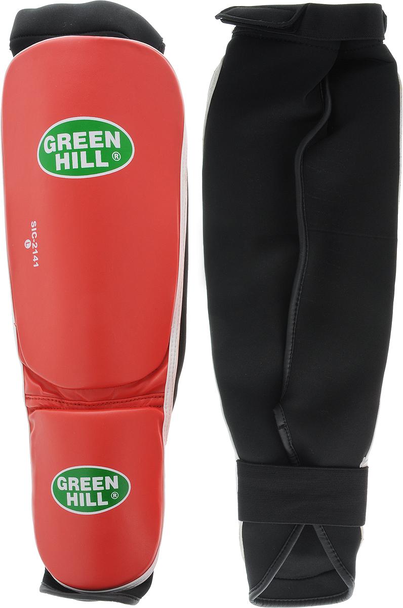Защита голени и стопы Green Hill Cover, цвет: красный, белый. Размер L. SIC-2141SIC-2141 Защита голени и стопы Green Hill Cover, цвет: красный, белый. Размер L. SIC-2141SIC-2141Защита голени и стопы Green Hill Cover с наполнителем, выполненным из полипропилена, необходима при занятиях спортом для защиты пальцев и суставов от вывихов, ушибов и прочих повреждений. Накладки выполнены из высококачественной искусственной кожи. Они прочно фиксируются за счет эластичной ленты и липучек.Длина голени: 29 см.Ширина голени: 15,5 см.Длина стопы: 15 см.Ширина стопы: 11 см.