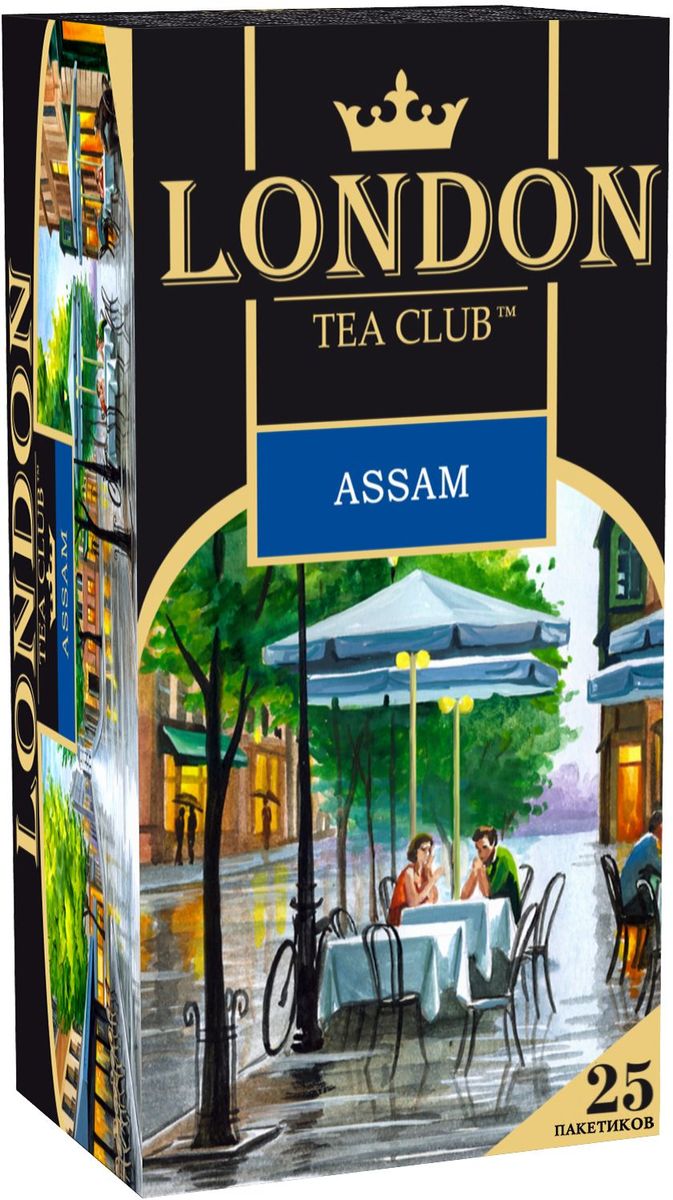 London Tea Club Аssam черный чай в пакетиках, 25 шт4607051541832 London Tea Club Аssam черный чай в пакетиках, 25 шт4607051541832Великолепный индийский Assam - достаточно терпкий и пряный, чтобы дарить бодрость, и достаточно мягкий, чтобы стать источником спокойствия и удовлетворения.