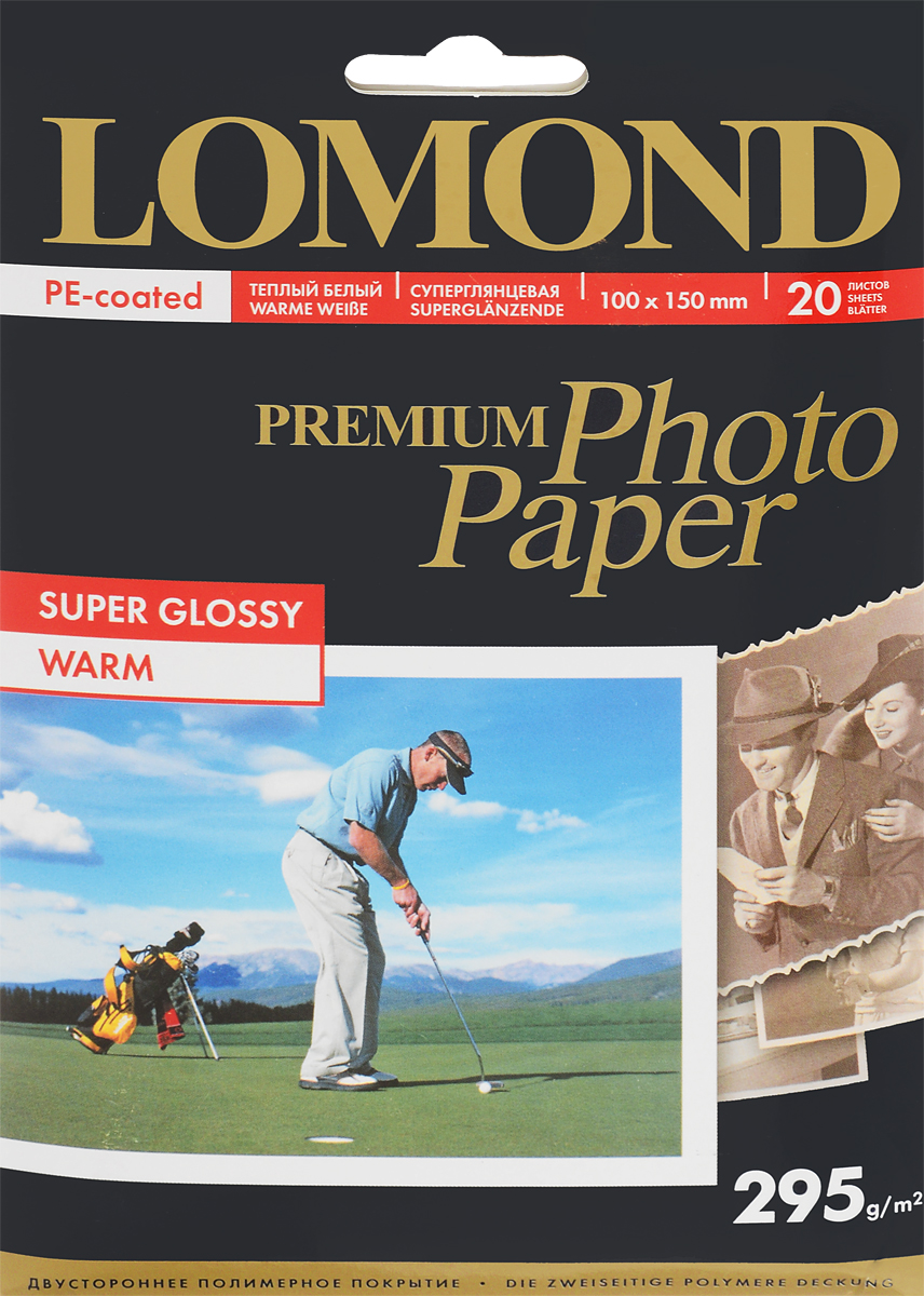 Lomond Super Glossy Warm 295/10x15/20л суперглянцевая тепло-белая1108103 Lomond Super Glossy Warm 295/10x15/20л суперглянцевая тепло-белая1108103Суперглянцевая микропористая фотобумага Lomond для струйной печати.Микропористое покрытие обеспечивает столь же высокое качество печати, как и традиционная фотография. Себестоимость отпечатков на бумаге Lomond Premium Photo c использованием картриджей Lomond - ниже, чем стоимость отпечатков, получаемых по традиционной технологии с использованием химических реактивов. Благодаря полиэстеровому покрытию бумажной основы бумага Lomond Premium Photo совершенно не подвержена короблению после прохода через принтер даже при самой интенсивной заливке чернилами.Модификация Super Glossy по фактуре поверхности наиболее близка к традиционной химической фотобумаге. Отпечатки отличаются высоким глянцем.Уважаемые клиенты! Обращаем ваше внимание на то, что упаковка может иметь несколько видов дизайна. Поставка осуществляется в зависимости от наличия на складе.