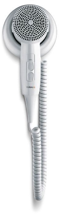 Valera Premium 1200 Compact Super, White фен533.03/036 Valera Premium 1200 Compact Super, White фен533.03/036Настенный фен Valera Premium 1200 Compact Super фронтального крепления превосходно подойдет для домашнего использования и поможет быстро и легко высушить и уложить волосы. Фен оснащен режимом подачи холодного воздуха. Безопасная кнопка включения/выключения на держателе обеспечит подачу воздуха только при нажатии. Фен работает в трех температурных режимах и в двух режимах интенсивности подачи воздуха, который переключаются с помощью ползунка.