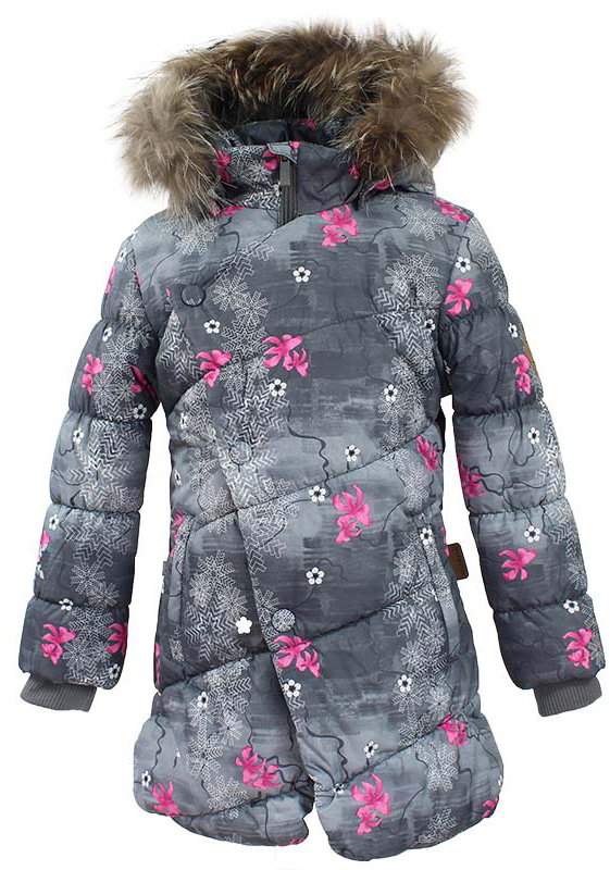 Куртка для девочки Huppa Rosa 1, цвет: серый. 17910130-71348. Размер 15217910130-71348 Куртка для девочки Huppa Rosa 1, цвет: серый. 17910130-71348. Размер 15217910130-71348Теплая куртка для девочки Huppa идеально подойдет для ребенка в холодное время года. Куртка изготовлена из 100% полиэстера. Вес утеплителя - 300 г.Куртка с капюшоном застегивается на пластиковую застежку-молнию и кнопки. Капюшон, декорированный мехом, защитит нежные щечки от ветра. Предусмотрены светоотражающие элементы для безопасности ребенка в темное время суток.