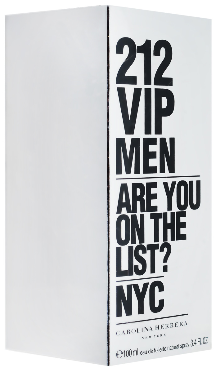 Carolina Herrera 212 VIP Men Are you on the list? NYC. Туалетная вода, 100 мл carolina herrera 212 туалетная вода 212 туалетная вода