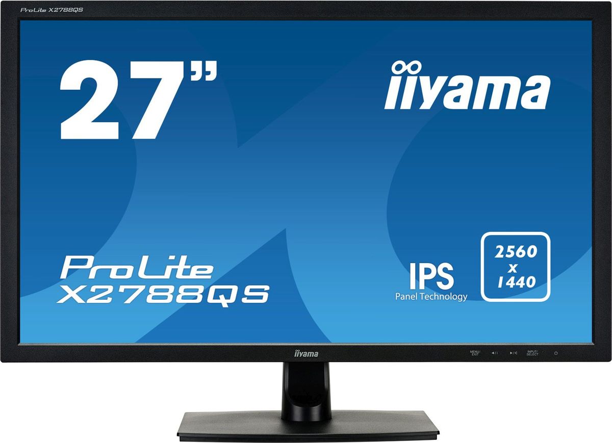 iiyama ProLite X2788QS-B1, Black мониторX2788QS-B1 iiyama ProLite X2788QS-B1, Black мониторX2788QS-B1iiyama ProLite X2788QS-B1 - это экологичный 27-дюймовый ЖК-монитор с LED-подсветкой и матрицей типа IPS, которая обеспечивает великолепное качество передачи цветов и широкие углы обзора.WQHDМатрица c разрешением WQHD 2560 x 1440 готова отобразить картинки большого размера и разрешения. Экран вмещает на 50% больше информации по сравнению с разрешением 1920х1080 точек.Нет мерцания + подавление синегоОтличное решение для комфорта и здоровья ваших глаз. Немерцающие мониторы с функцией подавления синего цвета. И уровень синего цвета, воспроизводимого экраном и влияющего на усталость ваших глаз, значительно снижен.Динамики и наушникиИграете с друзьями? Используйте качественные встроенные динамики. Не хотите никого беспокоить? Присоедините гарнитуру к аудиоразъему и прибавьте громкости.ACRКонтрастность - это отношение яркостей самой светлой и самой тёмной частей изображения на экране ЖК-монитора. Технология Advanced Contrast Ratio (продвинутая контрастность) автоматически регулирует контрастность и яркость, основываясь на характеристиках картинки. Чем выше контрастность, тем лучше будет смотреться картинка в темной комнате.