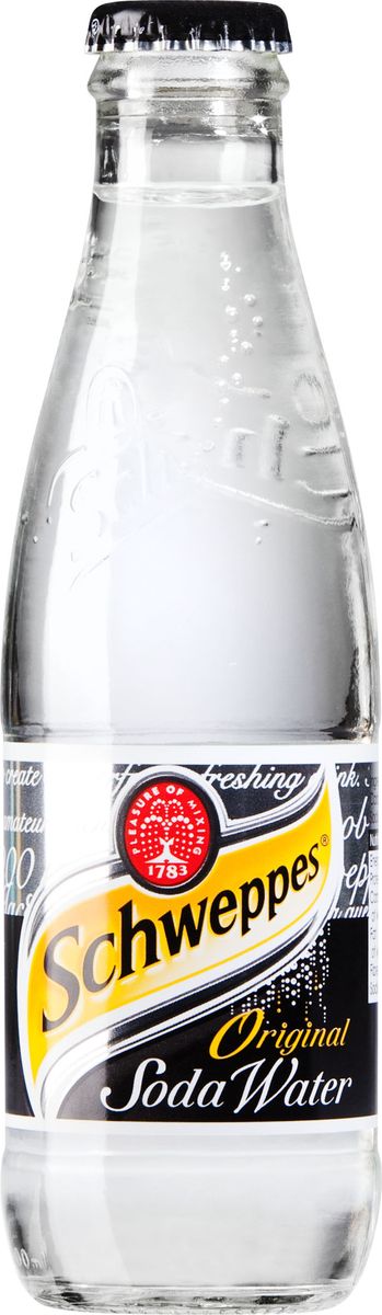 Schweppes Soda Water напиток газированный, 0,2 л42099505 Schweppes Soda Water напиток газированный, 0,2 л42099505Soda Water - чистая питьевая сильногазированная вода. Soda Water - это высококачественный и экологически чистый продукт.Schweppes открывает новую страницу в своей истории - после недолгого перерыва он возвращается к любителям утонченных напитков. Созданный более ста лет назад, тоник Швепс стал синонимом удивительного вкуса, качества и стиля на все времена.